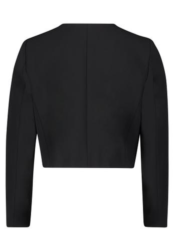Blazer-Jacke 44 Gerade - Schwarz