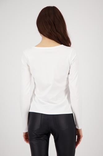 Langarmshirt mit Leopardenmuster 38 - Off-white