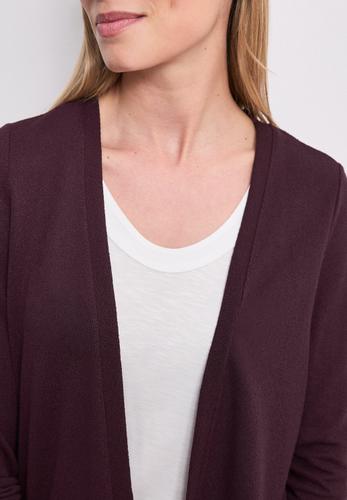 Langarm Jacke in offener Passform