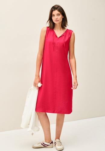 Cecil A-Linien-Kleid in Unifarbe - Rot / S