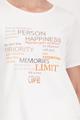 T-Shirt mit Strasssteinen 40 - Off-white