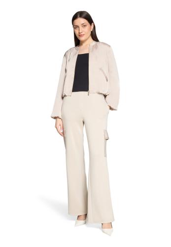 Blouson 42 Lässig - Grau Beige