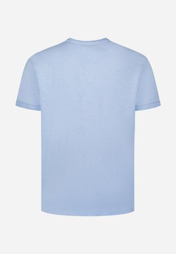 T-Shirt Crewneck Slub XL Regular Fit - Blue