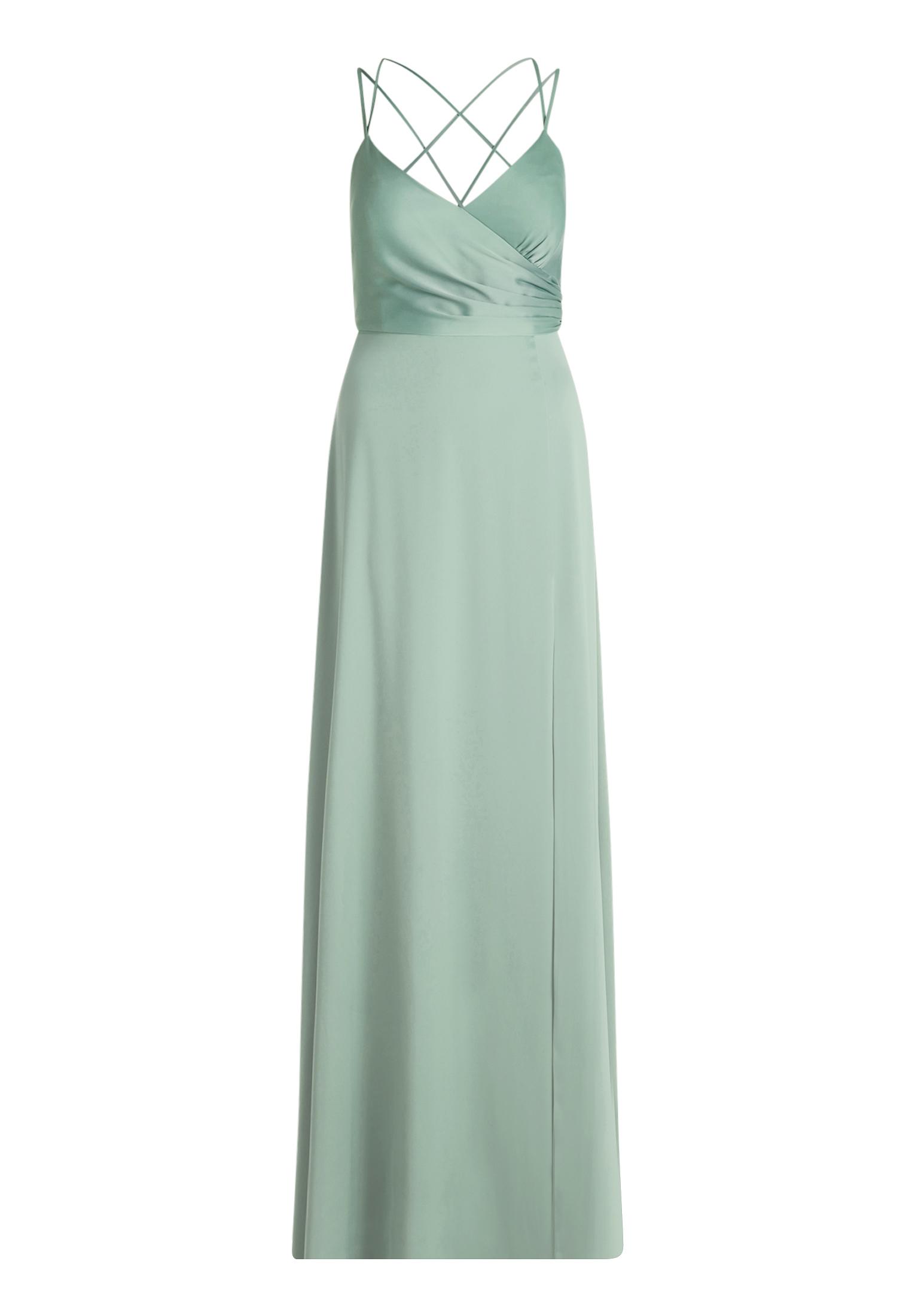 Abendkleid 38 Figurbetont - Foggy Green