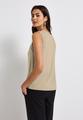 Top mit Chiffondetails 46 - Coastal Beige