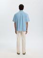 SLHRLXCARLO DENIM SS SHIRT RESORT