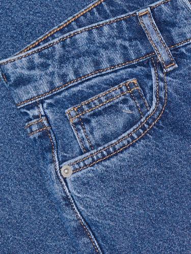 OSJFADE LOOSE MB 2873 PIM DNM NOOS 176 Locker geschnitten - Medium Blue Denim