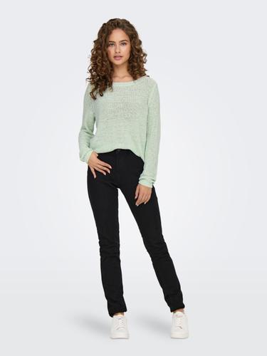 ONLGEENA XO L/S PULLOVER KNT NOOS S Normal geschnitten - Subtle Green