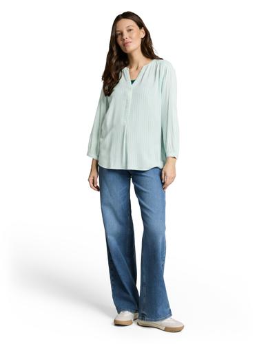 Bluse mit Streifenmuster 38 - Blue Haze White Stripe
