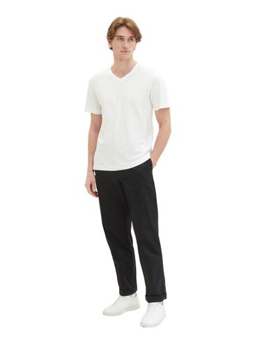 Basic T-Shirt im 2er-Pack mit V-Ausschnitt