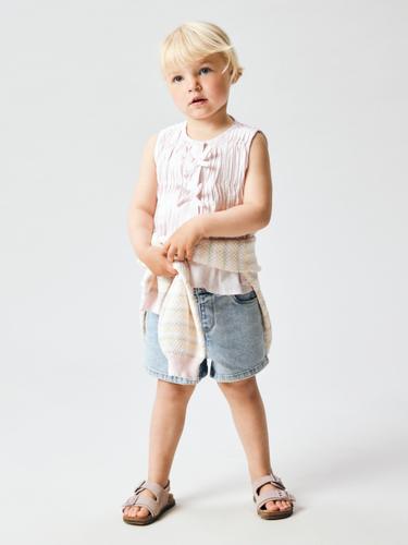 NMFROSE MOM DNM SHORTS 1140-GY 104 Normal geschnitten - Light Blue Denim