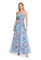 Abendkleid 34 Ausgestellt - Blue/Rosé