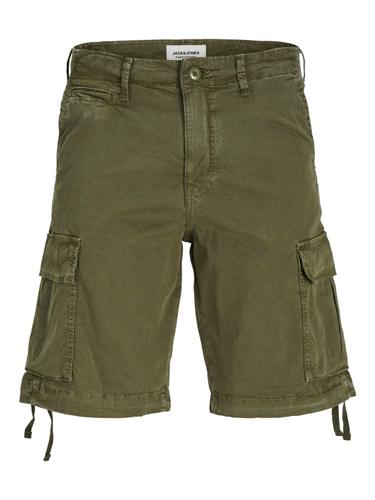 Relaxed Fit Shorts - Oliv / S