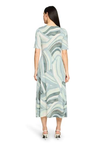 Midikleid 38 Figurnah - Mint/Green