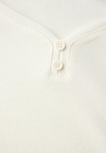 Basic Shirt mit Knopfdetail