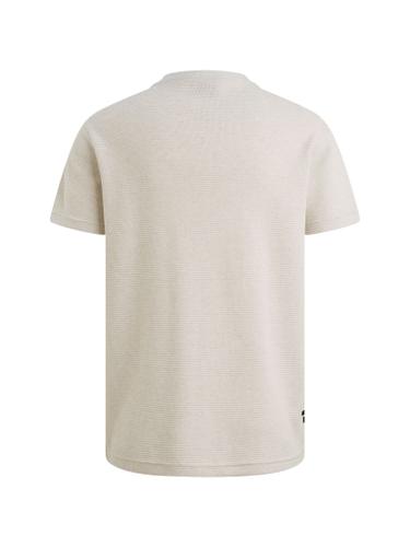 two tone textured stripe XL Regular Fit - Bone White