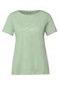T-Shirt mit Wording Print 38 - Soft Jade Green