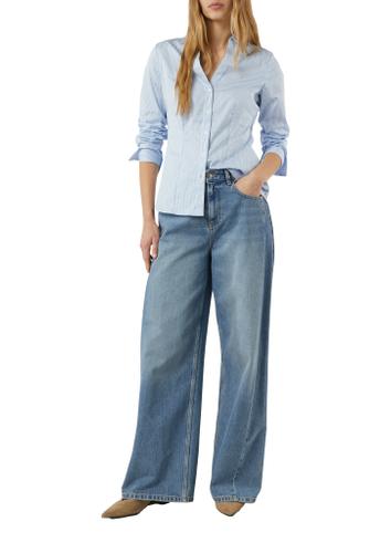 Bluse 38 - Blau