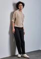 Gestreifter Cosy Pullover 42 - Honey Sand