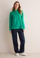 Bluse in Unifarbe L - Aventurine Green