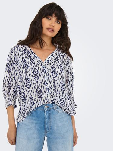 ONLRAYA 3/4 SHIRT WVN NOOS S Normal geschnitten - Night Sky