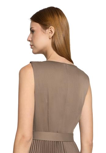 Cocktailkleid 38 Figurumspielend - Brown Diamond