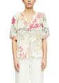 Bluse 42 - Beige|mehrfarbig