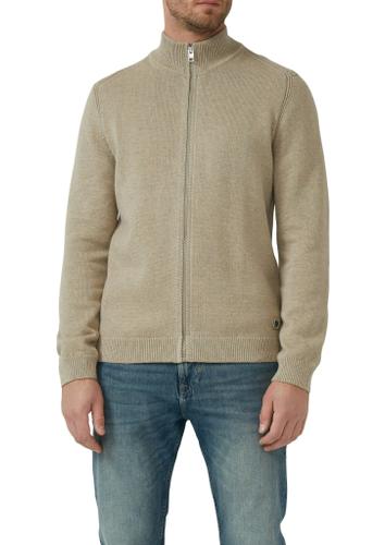 Strickjacke XL Regular Fit - Beige