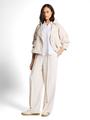 Loose Fit Bluse mit Leinenanteil