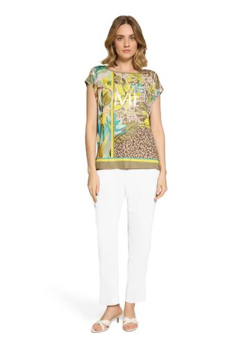 Casual-Shirt 44 Lässig - Beige/Yellow
