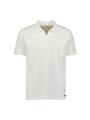 Polo Short Sleeve Jacquard M Regular Fit - White