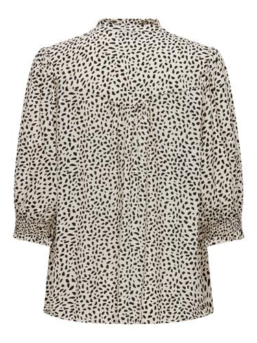 ONLRAYA 3/4 SHIRT WVN NOOS L Normal geschnitten - Cloud Dancer