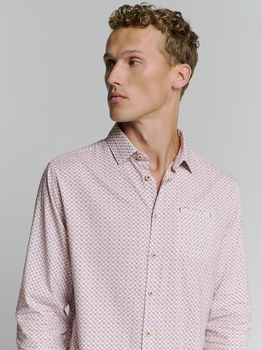 Shirt Allover Printed XL Regular Fit - Mauve