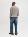 JORBLEECKER KNIT CREW NECK BF XL Normal geschnitten - Sea Salt