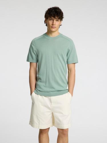 SLHTRAY SS KNIT MERINO CREW NECK NOOS