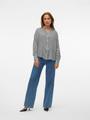 VMBUMPY L/S OVERSIZE SHIRT WVN GA M Locker geschnitten - Snow White