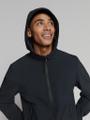 Jacket Short Fit Hooded Blau M