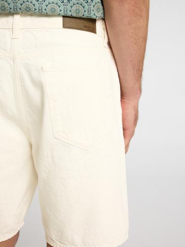 SLHREG ALEX 201 ECRU HEMP SHORTS XL Normal geschnitten - White Denim