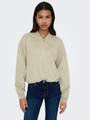 ONLMAVI LIFE LS FAUX SUEDE BOMBER CC PNT L - Pure Cashmere