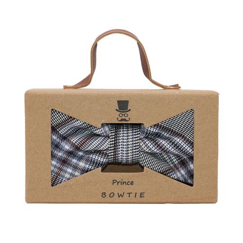 Fliege Griffbox Karo OS - H-blau