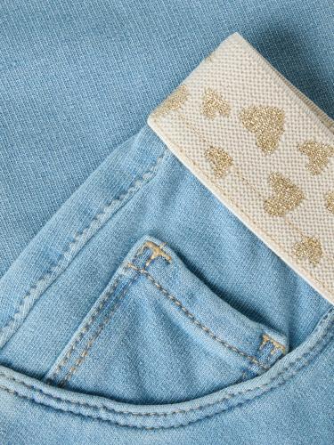 NMFSALLI SLIM SWE JEANS 1190-BO NOOS 92 Slim Fit - Light Blue Denim