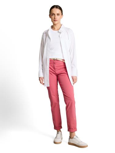 Slim Chino Hose mit Gürtel 42/30 Slim Fit - Cozy Pink