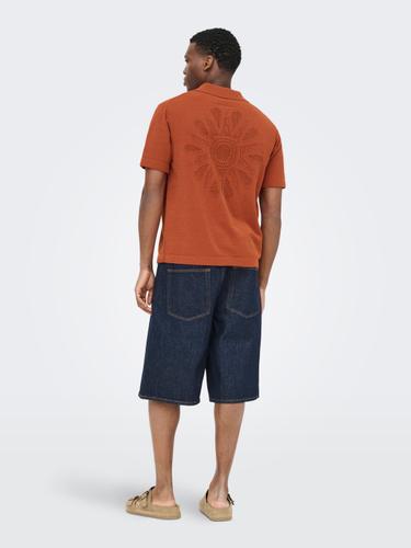 ONSJAM LIFE REG SS SHIRT KNIT