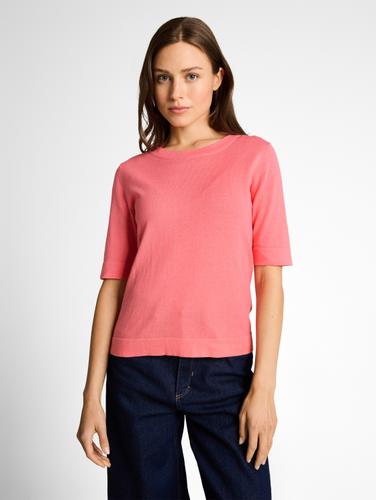 Strickpullover aus Baumwolle L Regular Fit - Soft Coral Pink