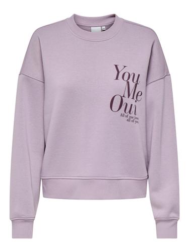 ONLBEST L/S PRINT CREW NECK SWT S Normal geschnitten - Nirvana