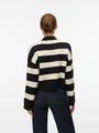 VMINEZ LS HIGHNECK SHORT PULLOVER BOO XL Normal geschnitten - Black