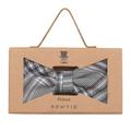 Fliege Griffbox Karo OS - H-blau