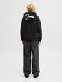 JCOPOINT EMBROIDERY SWEAT HOOD JNR 152 Locker geschnitten - Black