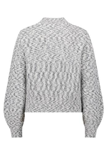 Strickpullover 36 hoher Bund - Schwarz/weiß