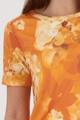 T-Shirt mit Blumen-Muster 42 - Aperitif Gemustert